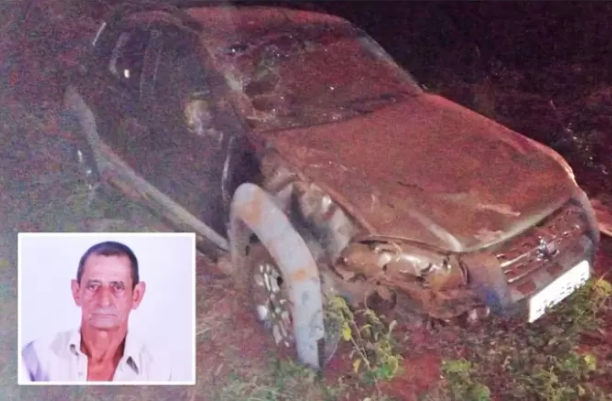 Imagem de compartilhamento para o artigo Morador de Camapuã morre após capotar carro na  BR 060 da MS Todo dia